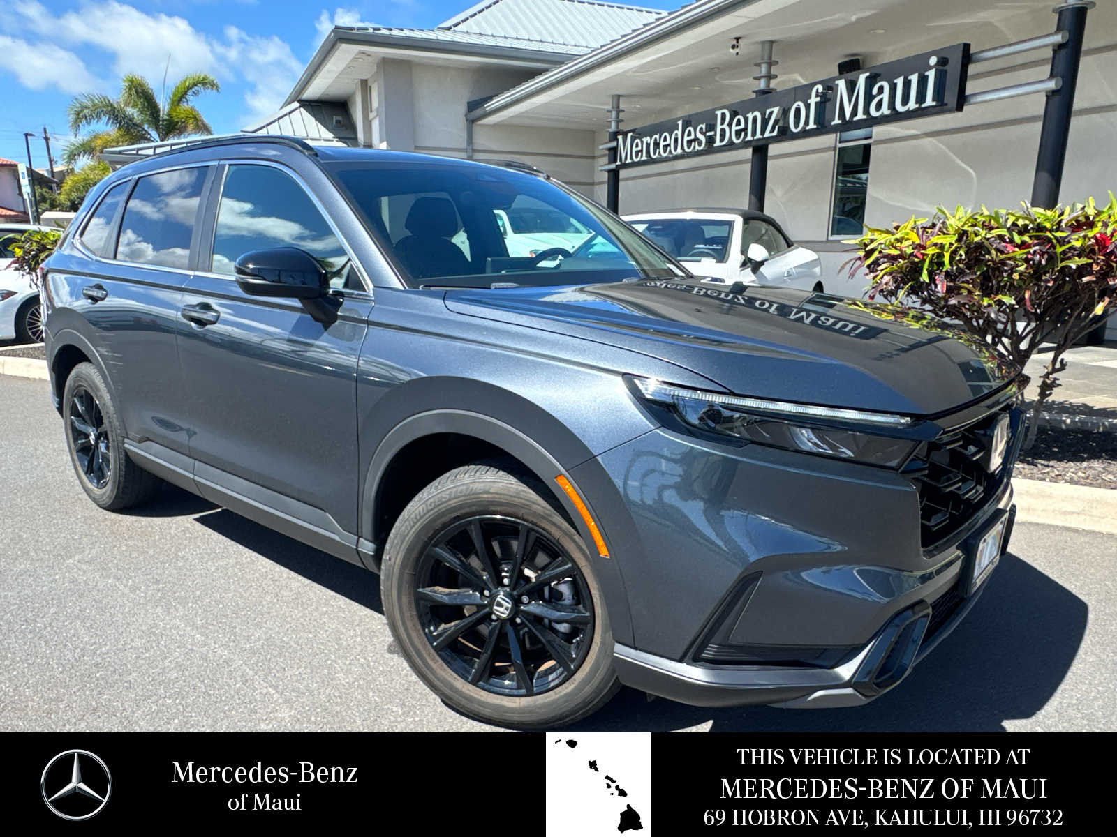 Meteorite Gray Metallic 2024 Honda CR-V Hybrid Sport AWD SUV / Crossover All-Wheel Drive Continuously Variable Transmission