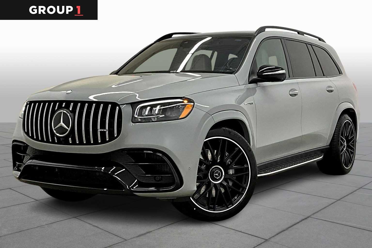 Gray (MANUFAKTUR Alpine Grey) 2026 Mercedes-Benz GLS AMG GLS 63 4MATIC SUV / Crossover All-Wheel Drive 9-Speed Automatic
