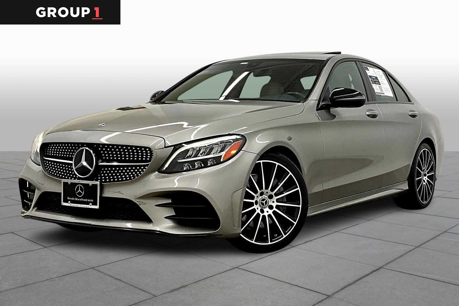 Mojave Silver Metallic 2019 Mercedes-Benz C-Class C 300 RWD Sedan Rear-Wheel Drive 9-Speed Automatic