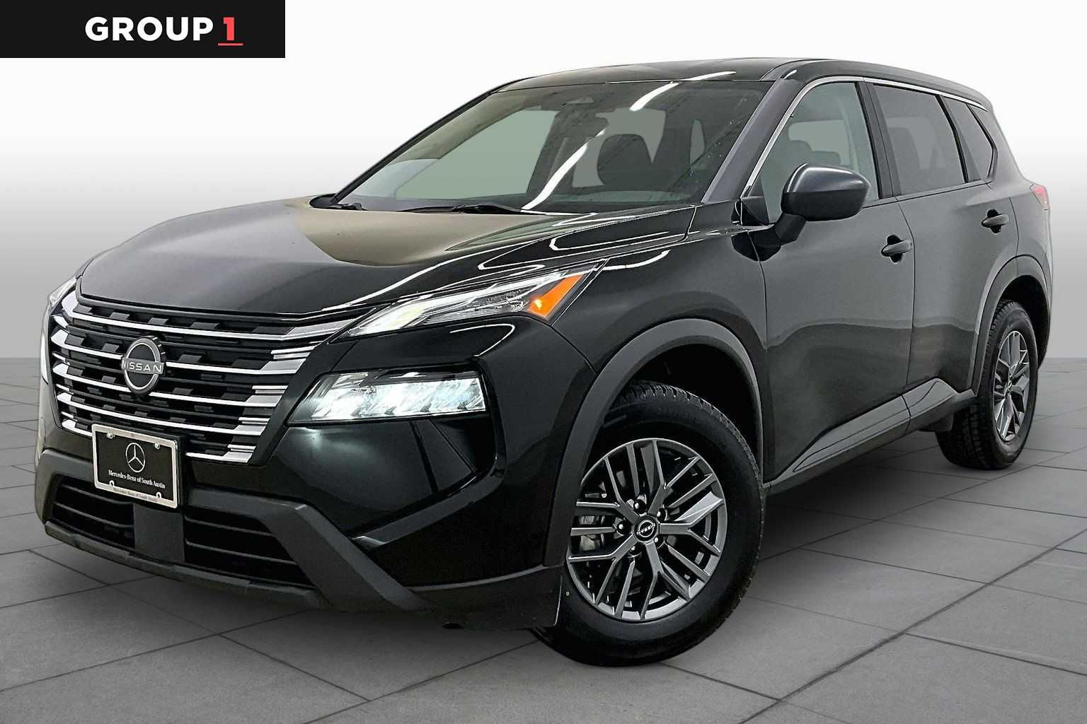 Super Black 2024 Nissan Rogue S FWD SUV / Crossover Front-Wheel Drive Continuously Variable Transmission