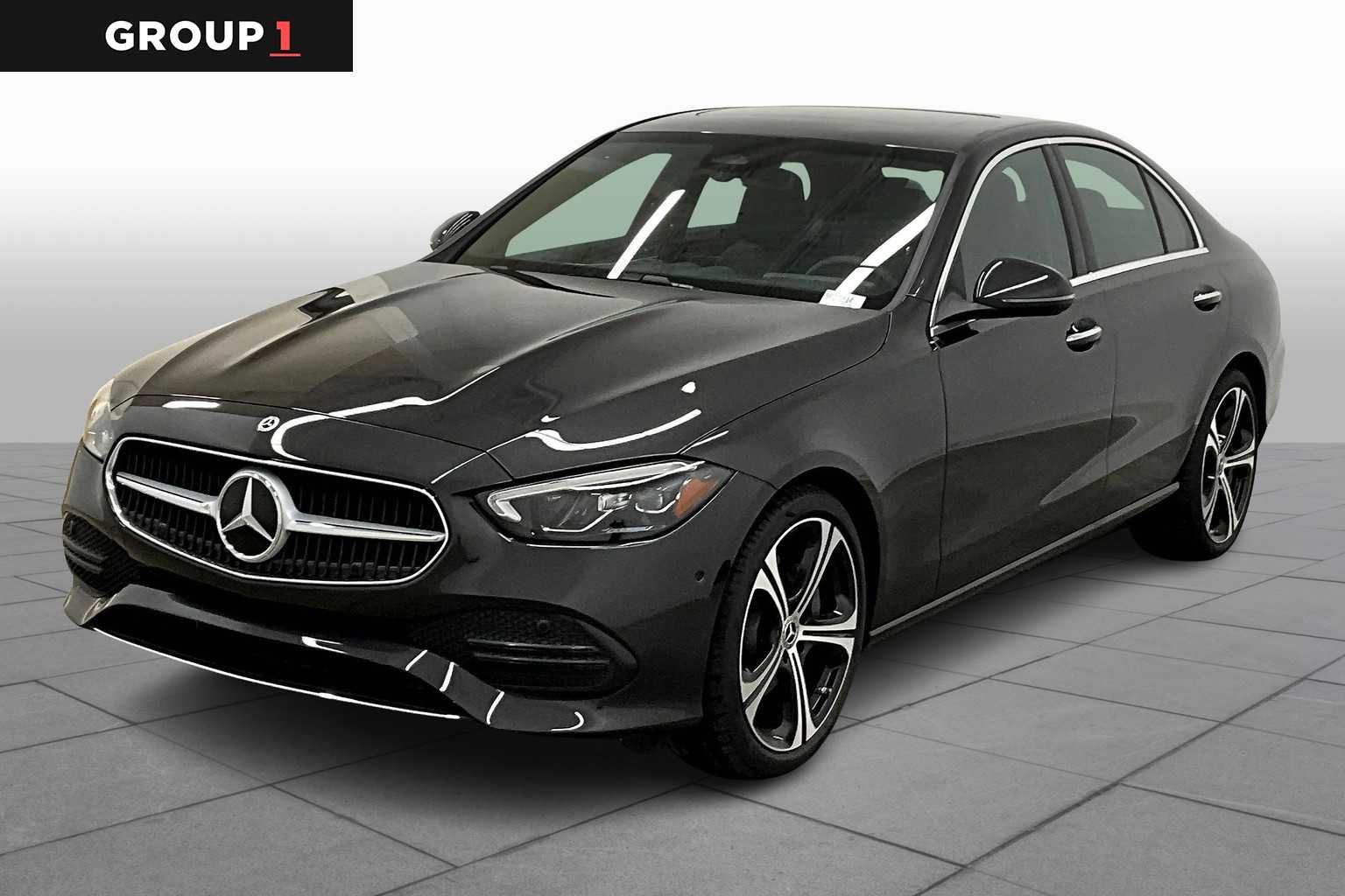 Gray (Graphite Grey Metallic) 2025 Mercedes-Benz C-Class Sedan Rear-Wheel Drive 9-Speed Automatic