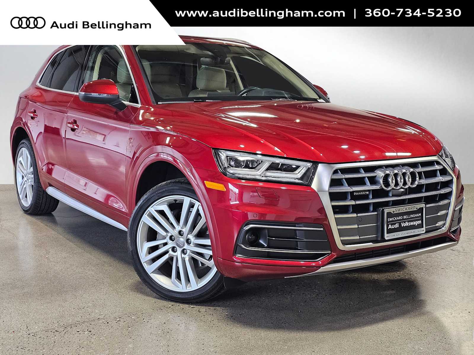 Red 2018 Audi Q5 2.0 TFSI quattro Prestige SUV / Crossover All-Wheel Drive 7-Speed Automatic