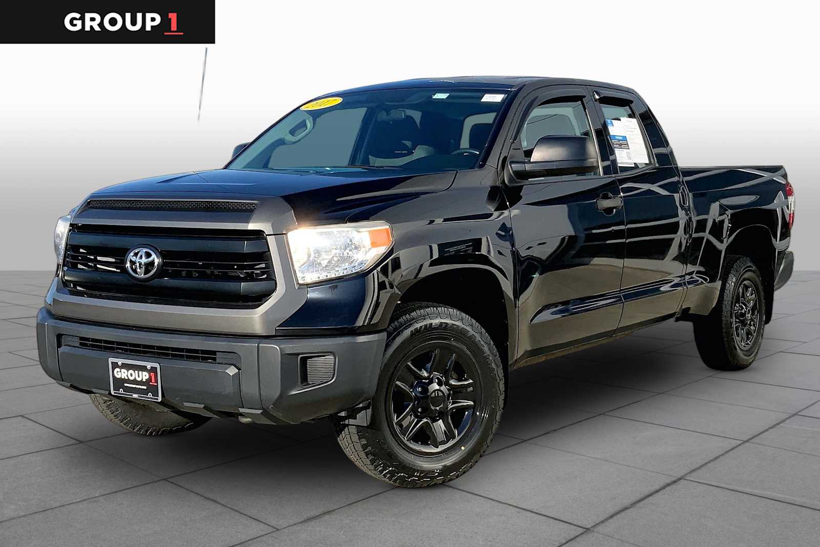Black 2017 Toyota Tundra Pickup Truck Four-Wheel Drive 6-Speed Automatic