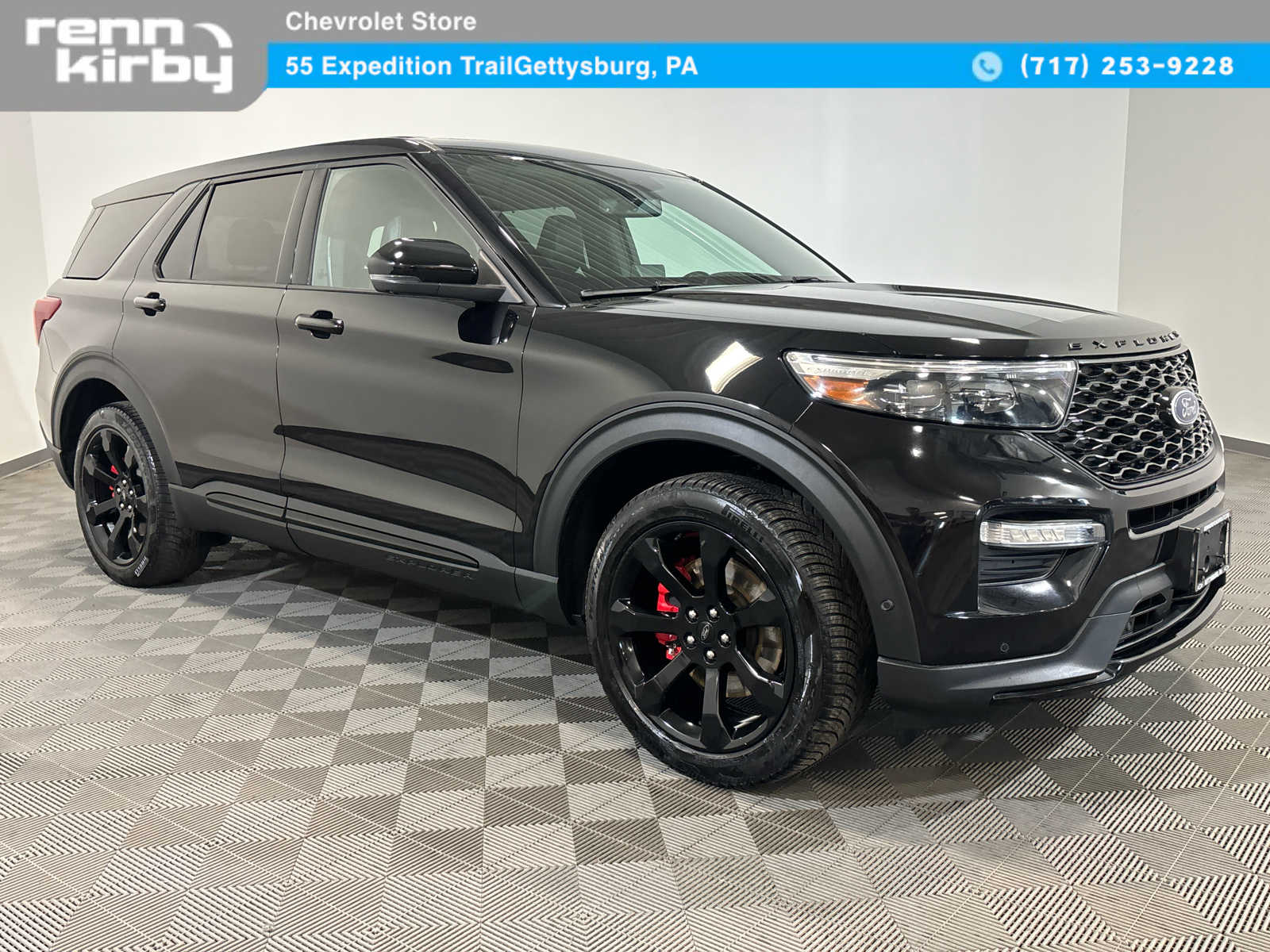 Agate Black 2021 Ford Explorer ST AWD SUV / Crossover All-Wheel Drive Automatic