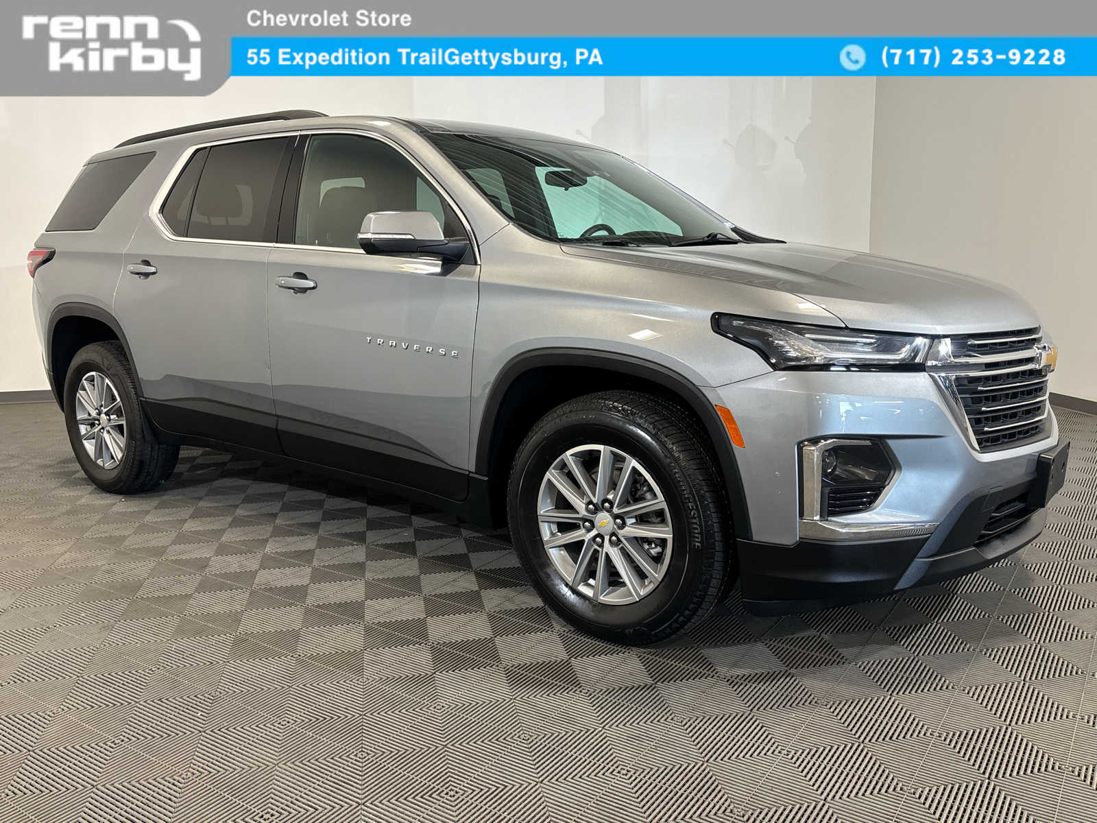 Sterling Gray Metallic 2023 Chevrolet Traverse LT Leather AWD SUV / Crossover Four-Wheel Drive 9-Speed Automatic