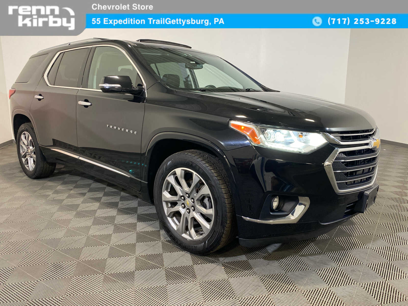 Mosaic Black Metallic 2019 Chevrolet Traverse Premier AWD SUV / Crossover Four-Wheel Drive 9-Speed Automatic