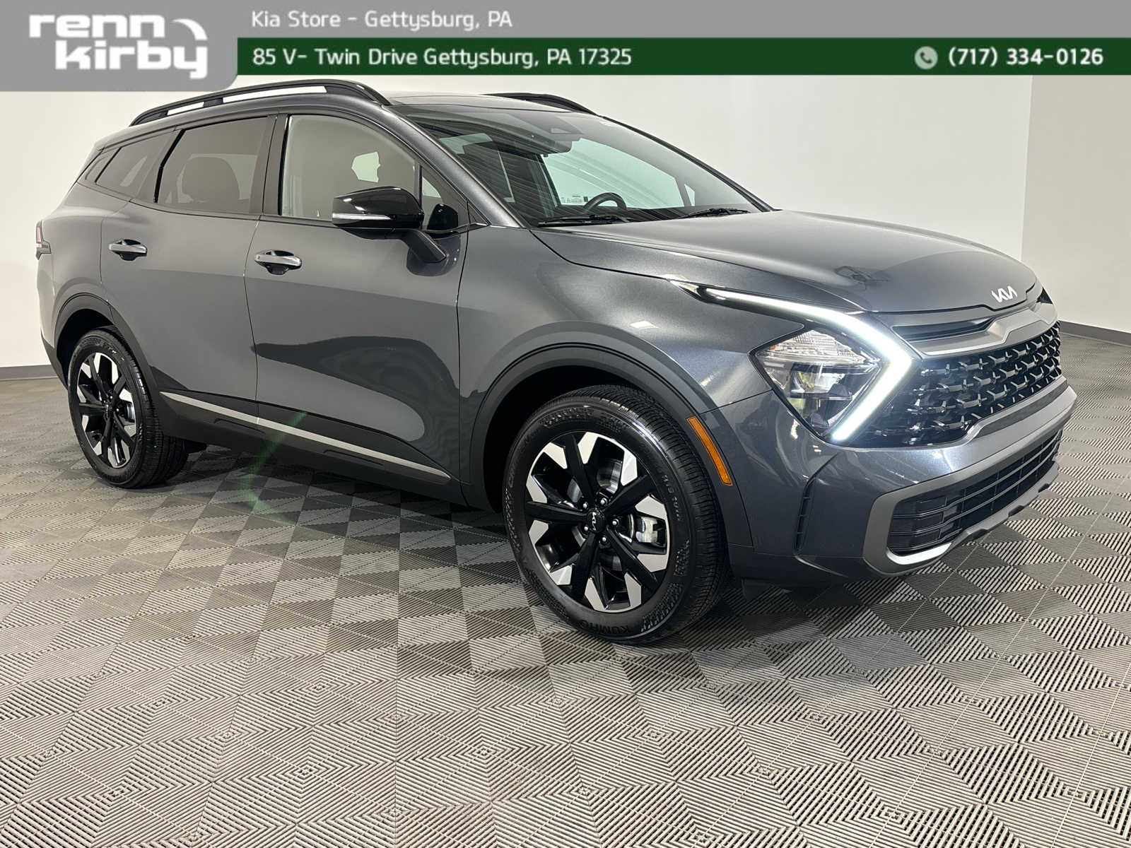 Gravity Gray 2023 Kia Sportage X-Line AWD SUV / Crossover All-Wheel Drive 8-Speed Automatic