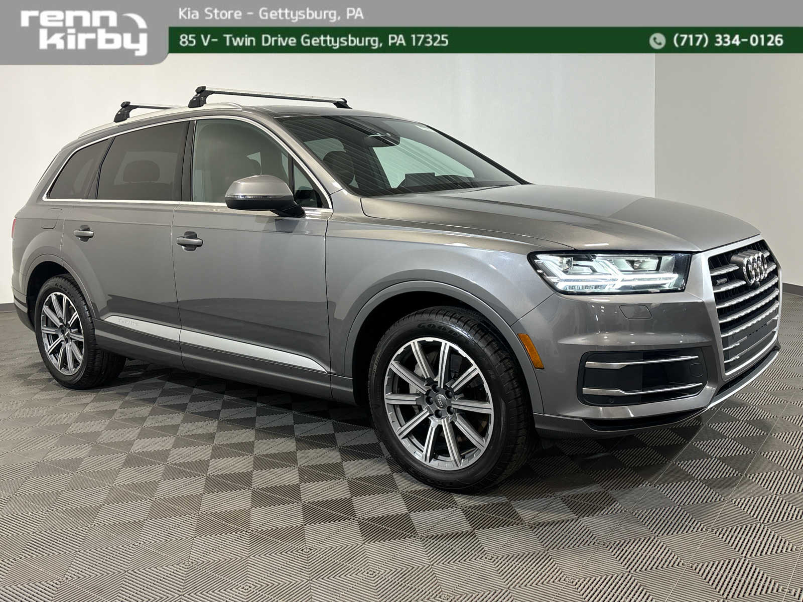 Graphite Gray Metallic 2017 Audi Q7 3.0T quattro Premium Plus SUV / Crossover All-Wheel Drive 8-Speed Automatic
