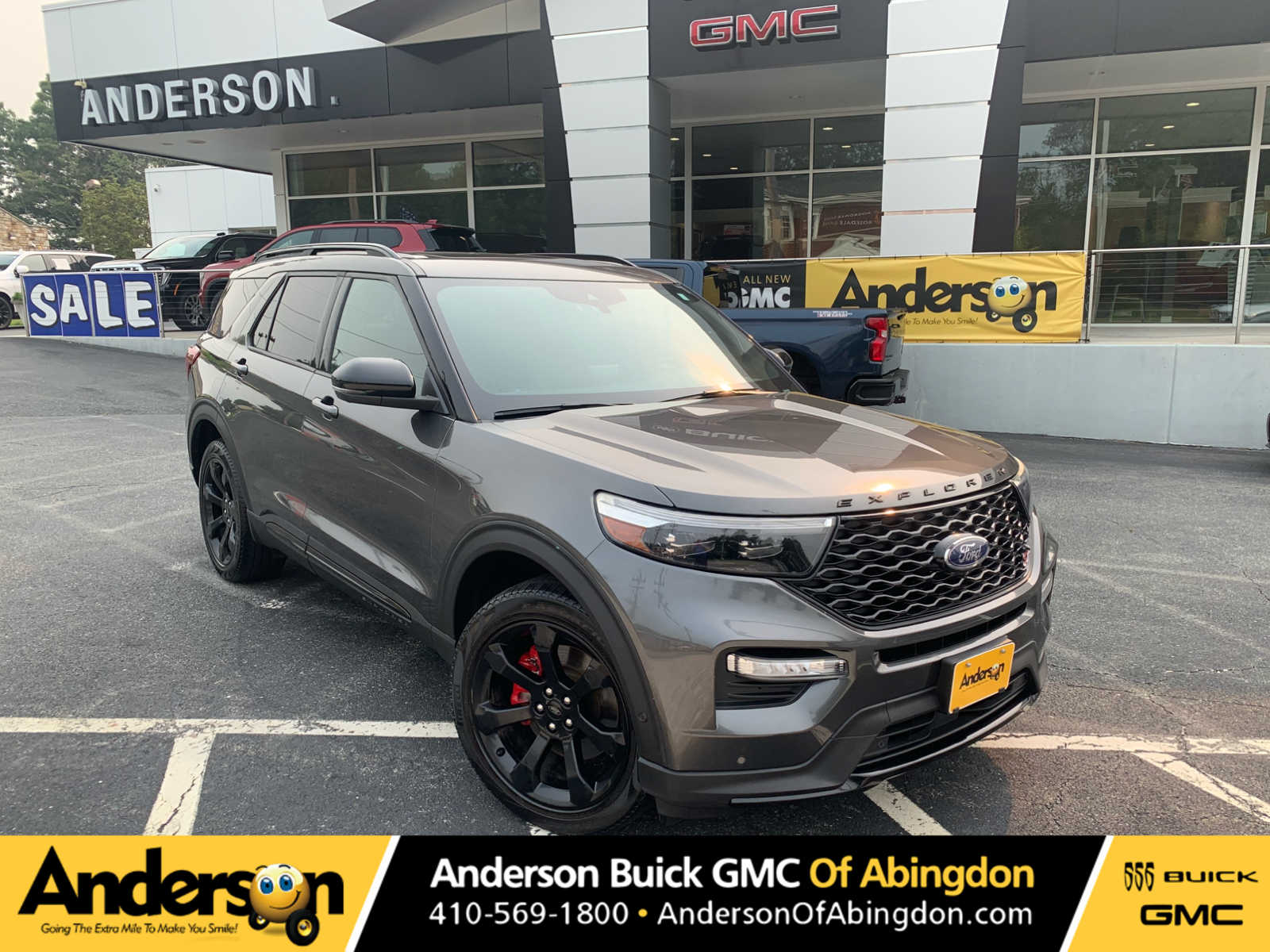 Gray (Magnetic Metallic) 2020 Ford Explorer SUV / Crossover All-Wheel Drive Automatic