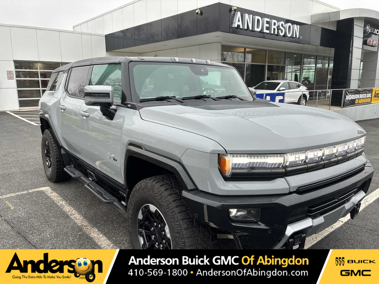 Meteorite Metallic (Grey) 2024 GMC Hummer EV SUV 2X AWD SUV / Crossover All-Wheel Drive 1-Speed Automatic