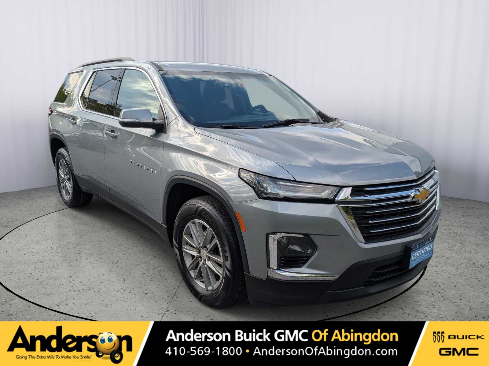 Sterling Gray Metallic 2023 Chevrolet Traverse SUV / Crossover Four-Wheel Drive 9-Speed Automatic