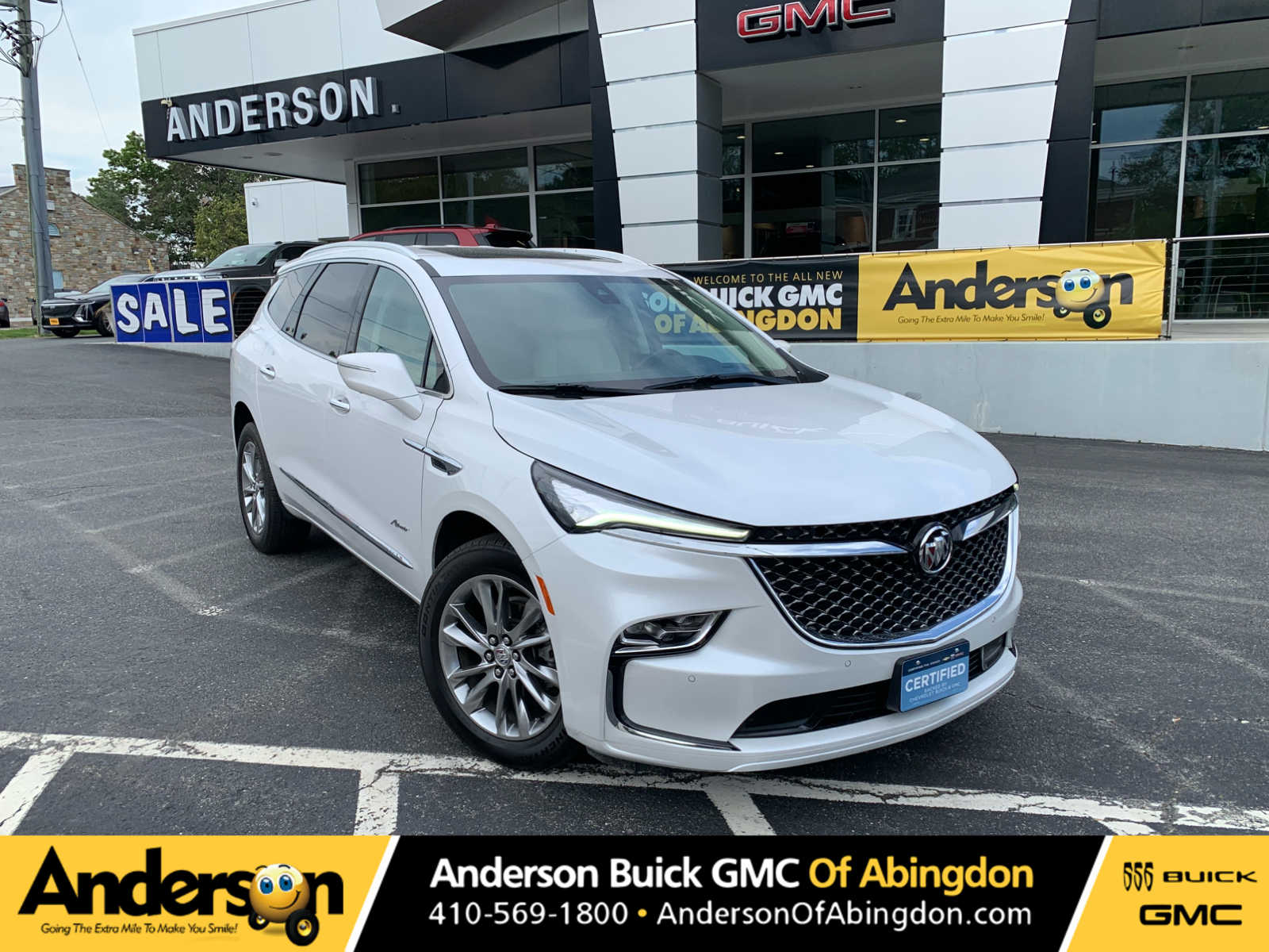 White Frost Tricoat 2024 Buick Enclave Avenir FWD SUV / Crossover Front-Wheel Drive 9-Speed Automatic