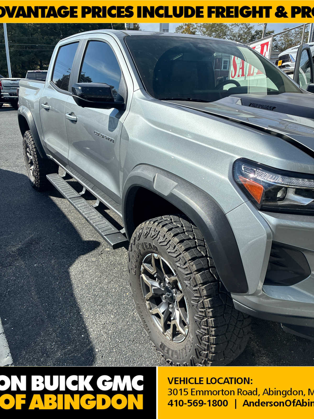 Sterling Gray Metallic 2025 Chevrolet Colorado Pickup Truck Four-Wheel Drive 8-Speed Automatic