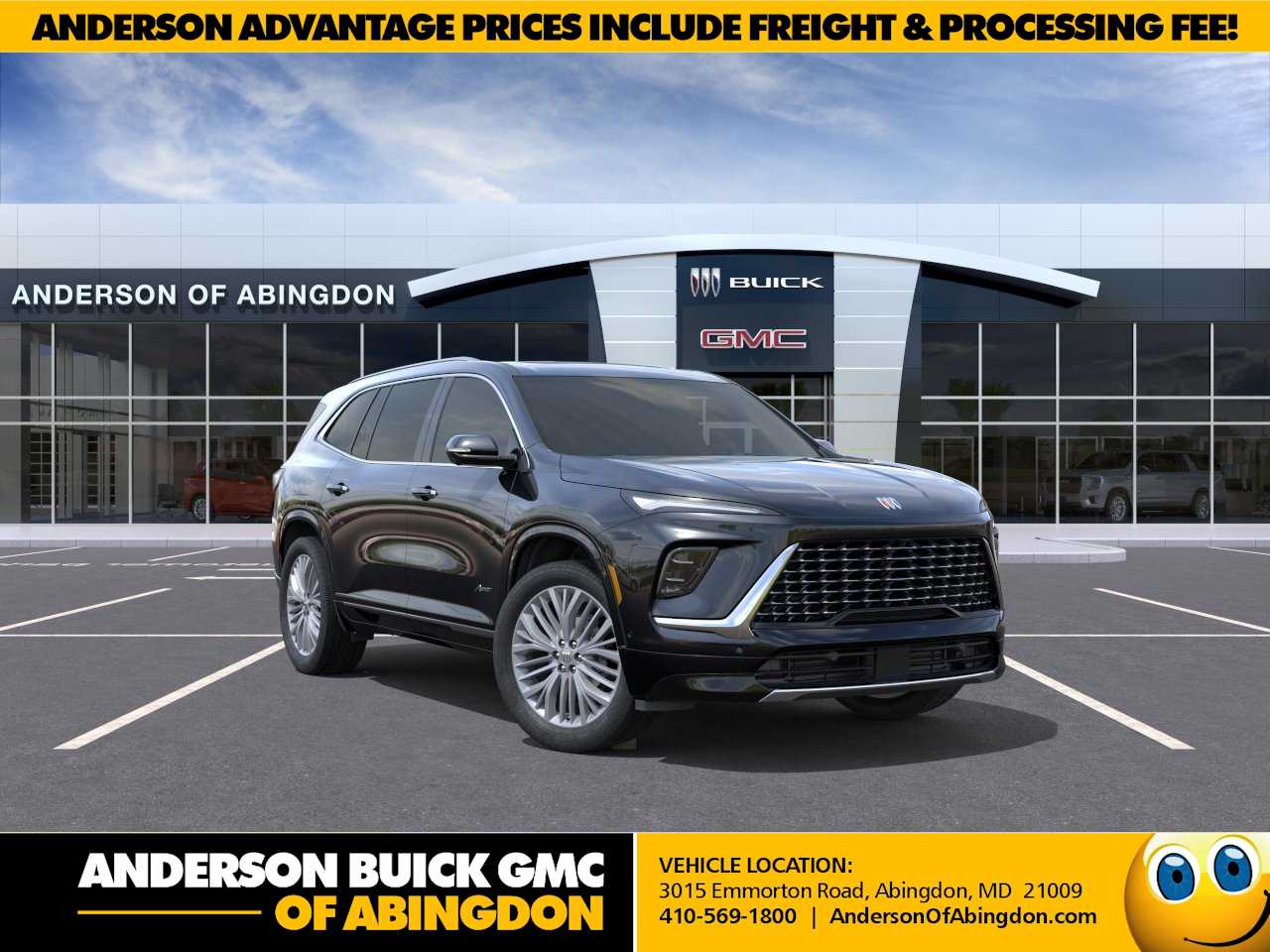 Black (Ebony Twilight Metallic) 2027 Buick Enclave SUV / Crossover Four-Wheel Drive 8-Speed Automatic