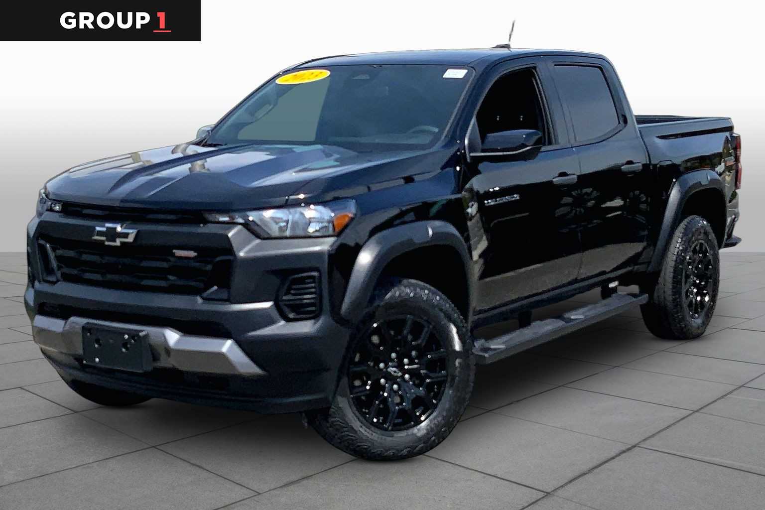 Black 2023 Chevrolet Colorado Pickup Truck Four-Wheel Drive 8-Speed Automatic