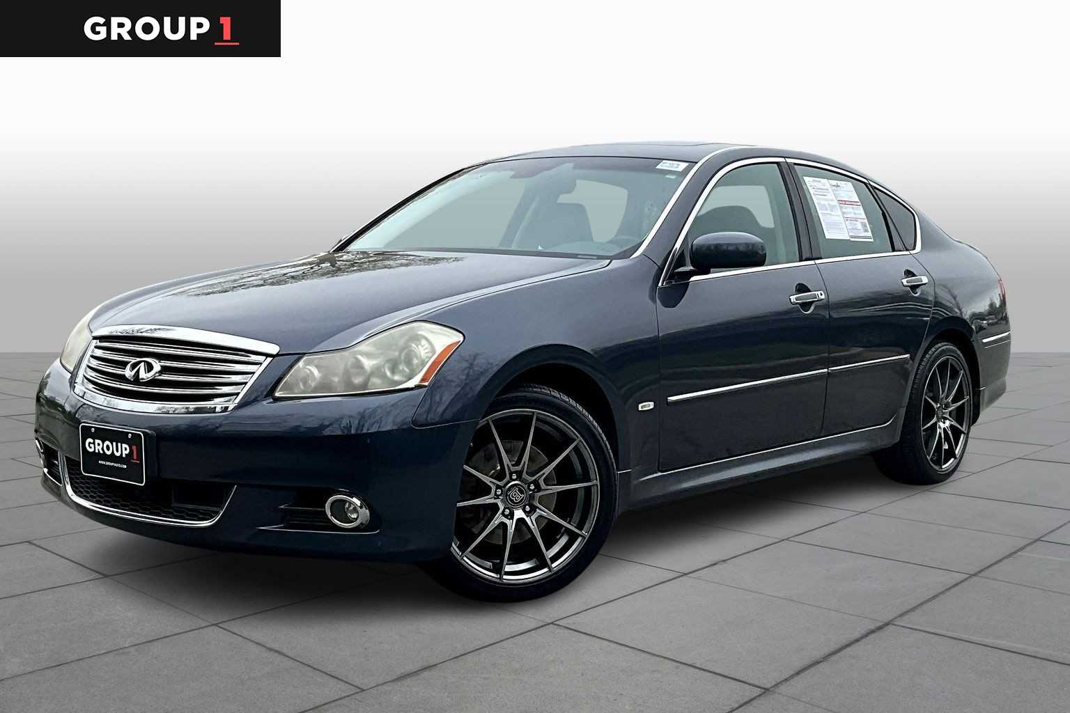 Blue Slate 2009 INFINITI M45 x AWD Sedan All-Wheel Drive 5-Speed Automatic