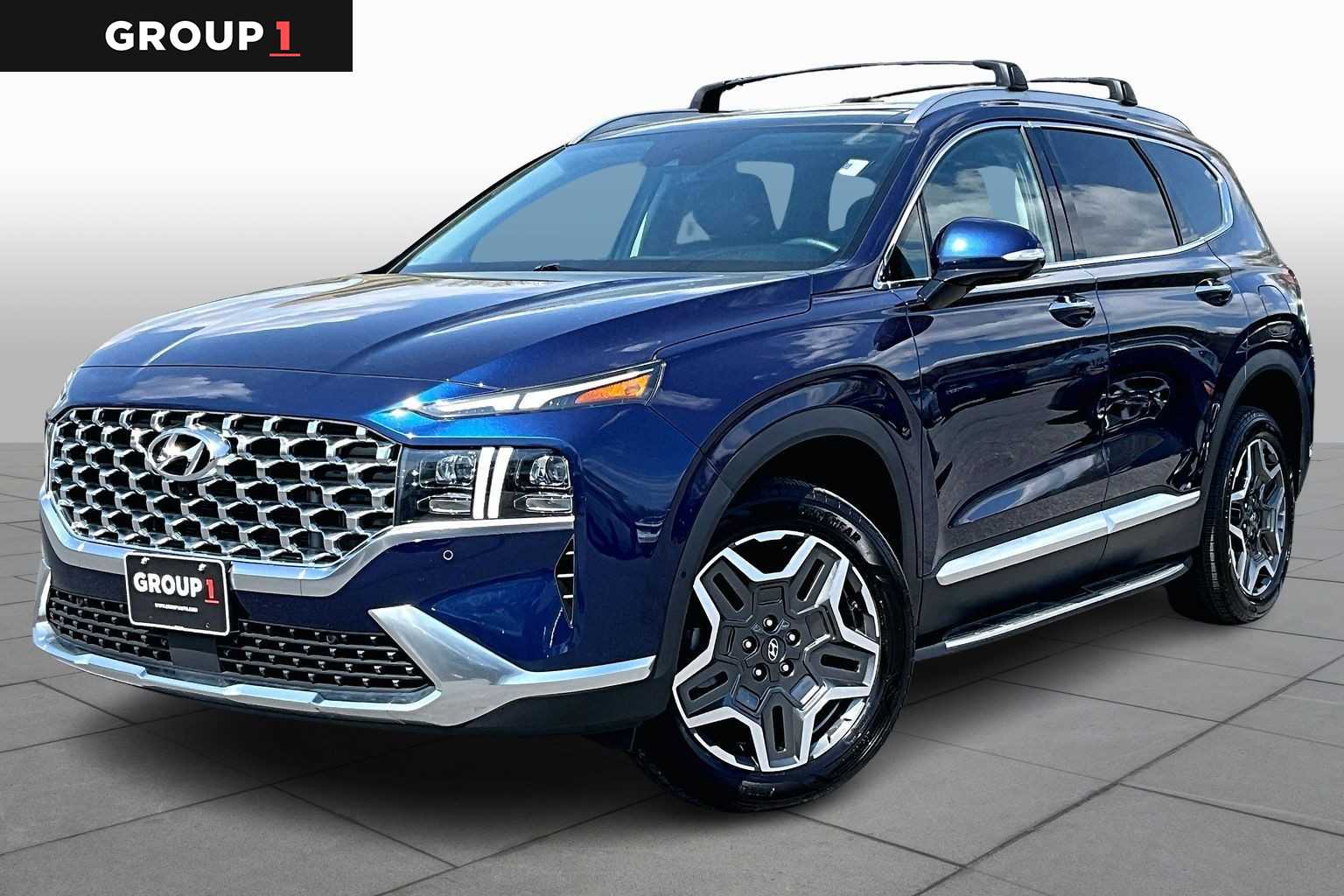 Blue (Stormy Sea) 2022 Hyundai Santa Fe Limited AWD SUV / Crossover All-Wheel Drive 8-Speed Automatic