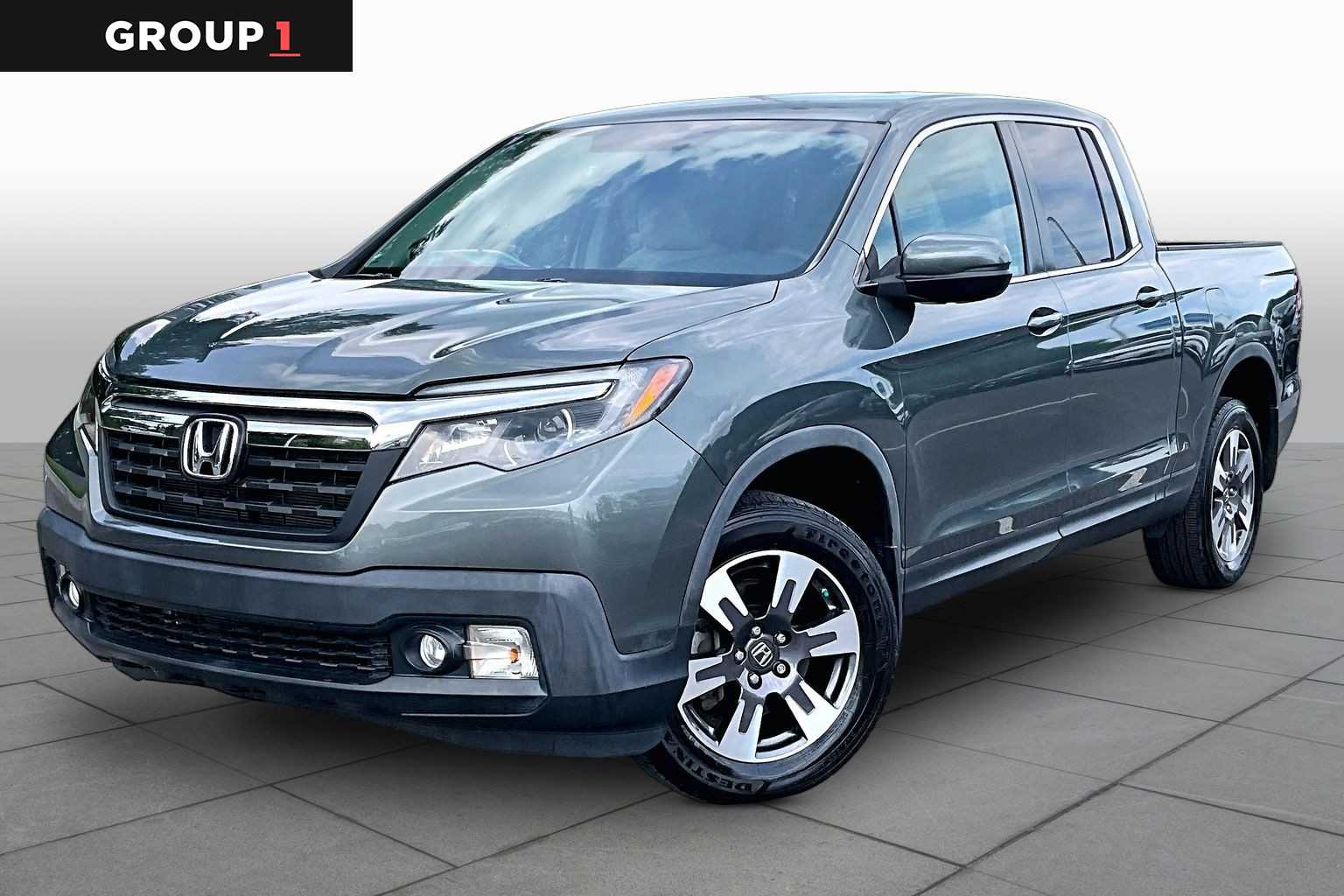 Forest Mist Metallic 2019 Honda Ridgeline Pickup Truck All-Wheel Drive 6-Speed Automatic