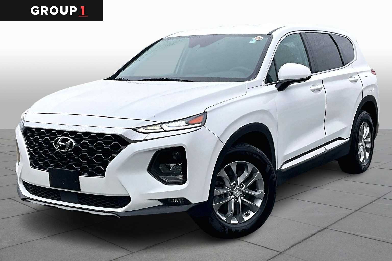 Quartz White 2020 Hyundai Santa Fe 2.4L SEL FWD SUV / Crossover Front-Wheel Drive 8-Speed Automatic