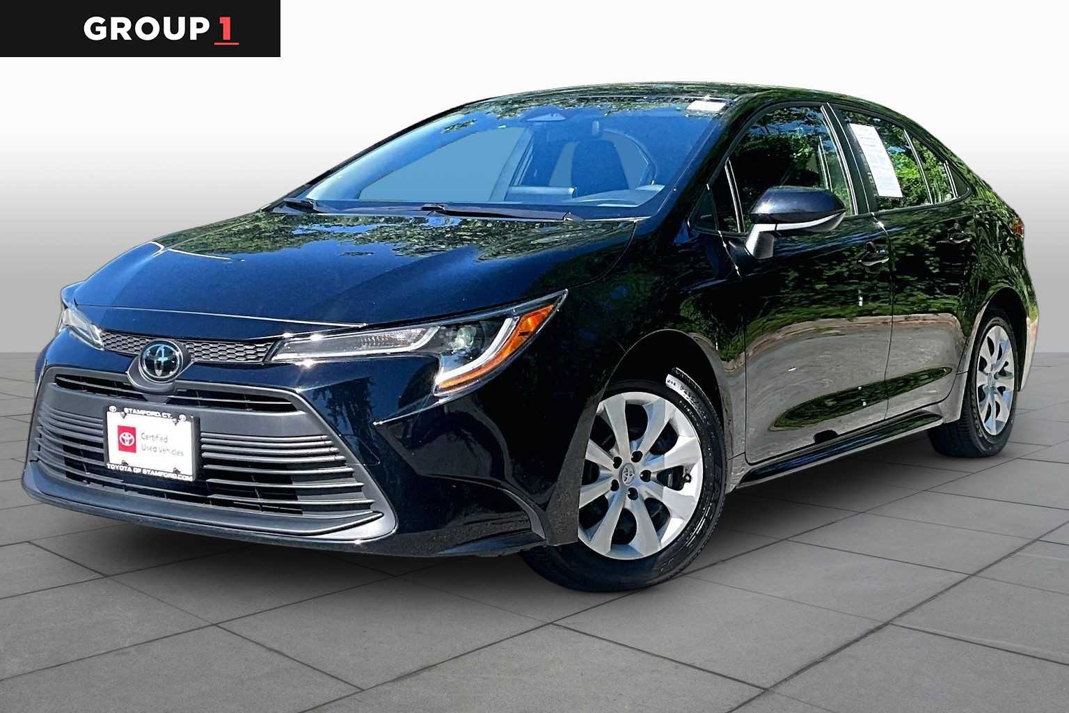 Midnight Black Metallic 2024 Toyota Corolla Sedan Front-Wheel Drive Continuously Variable Transmission