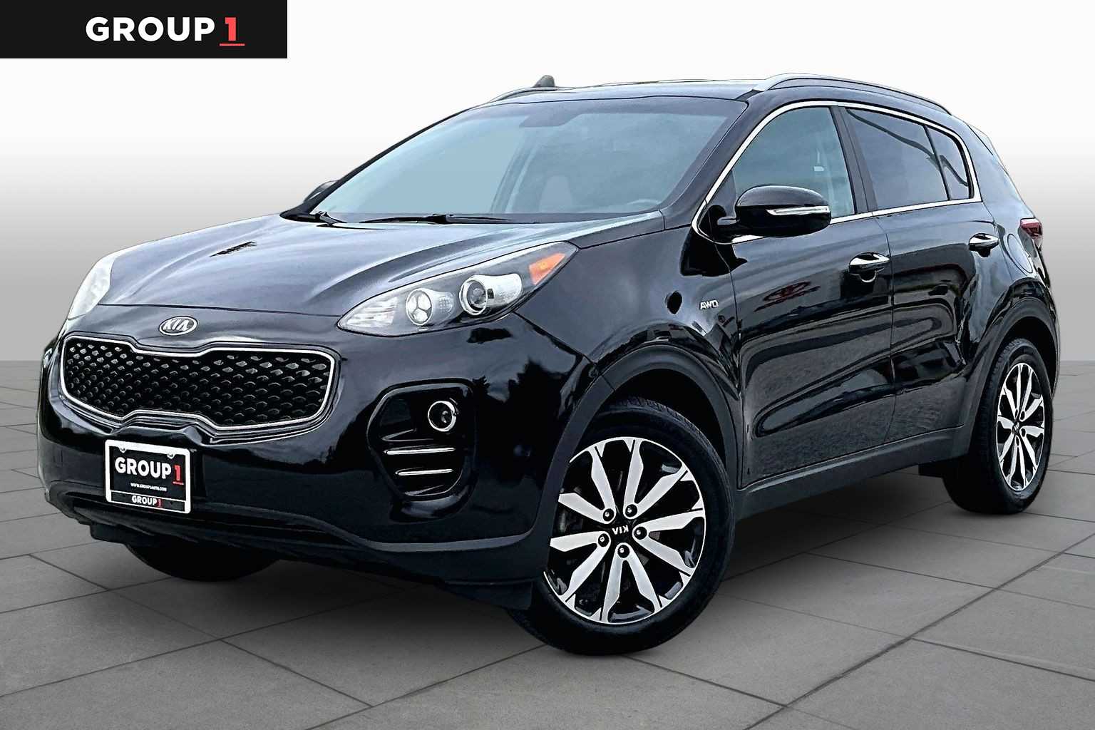 Black Cherry 2018 Kia Sportage EX AWD SUV / Crossover All-Wheel Drive 6-Speed Automatic