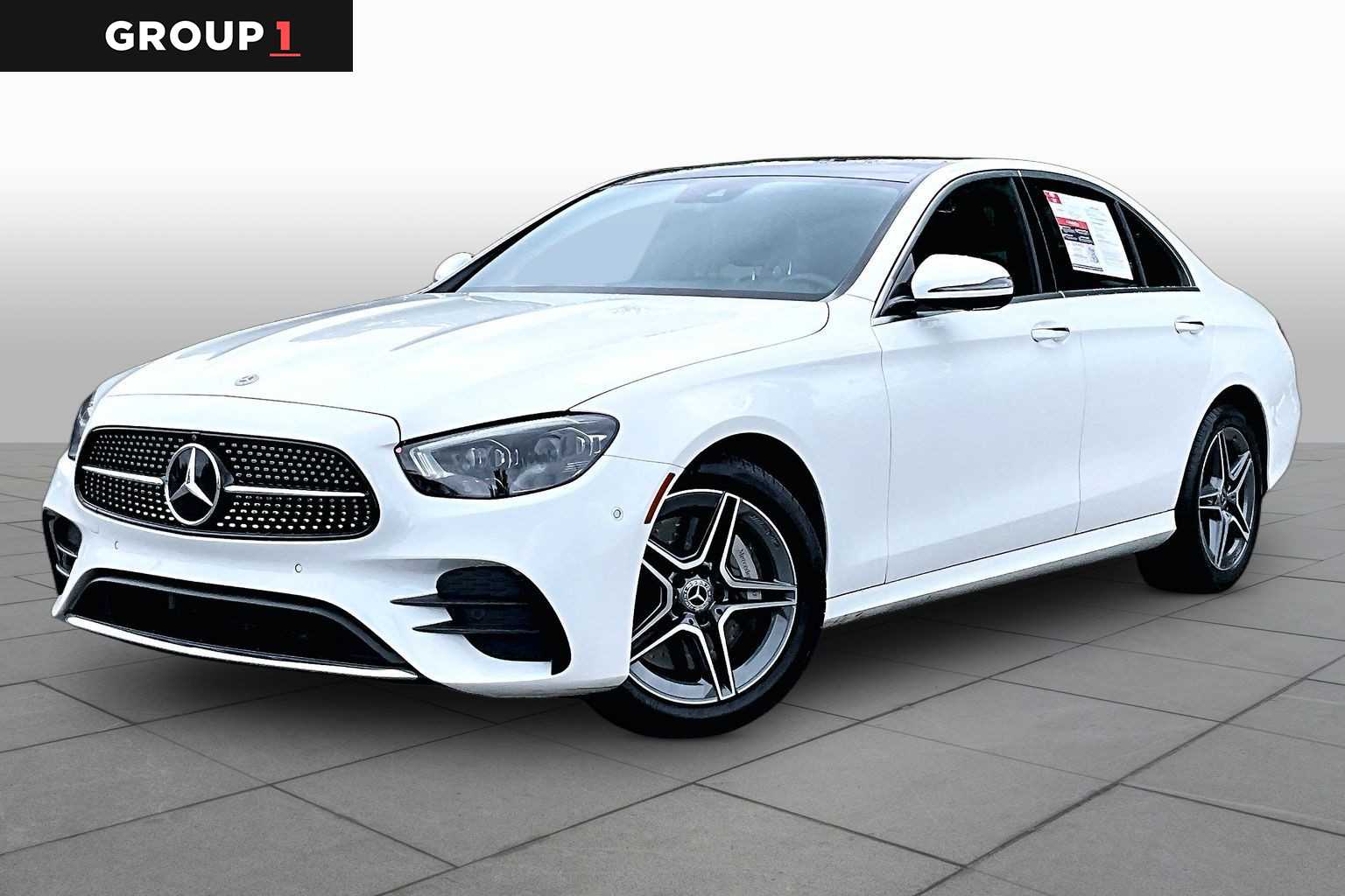 Polar White 2022 Mercedes-Benz E-Class Sedan All-Wheel Drive 9-Speed Automatic