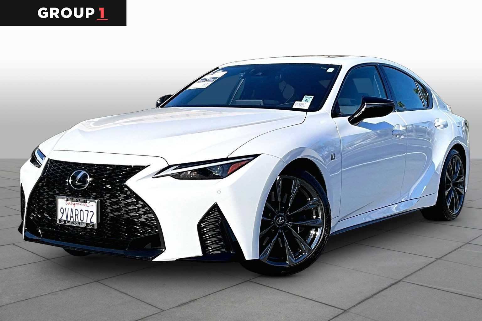 Ultra White 2025 Lexus IS 350 F Sport RWD Sedan Rear-Wheel Drive 8-Speed Automatic