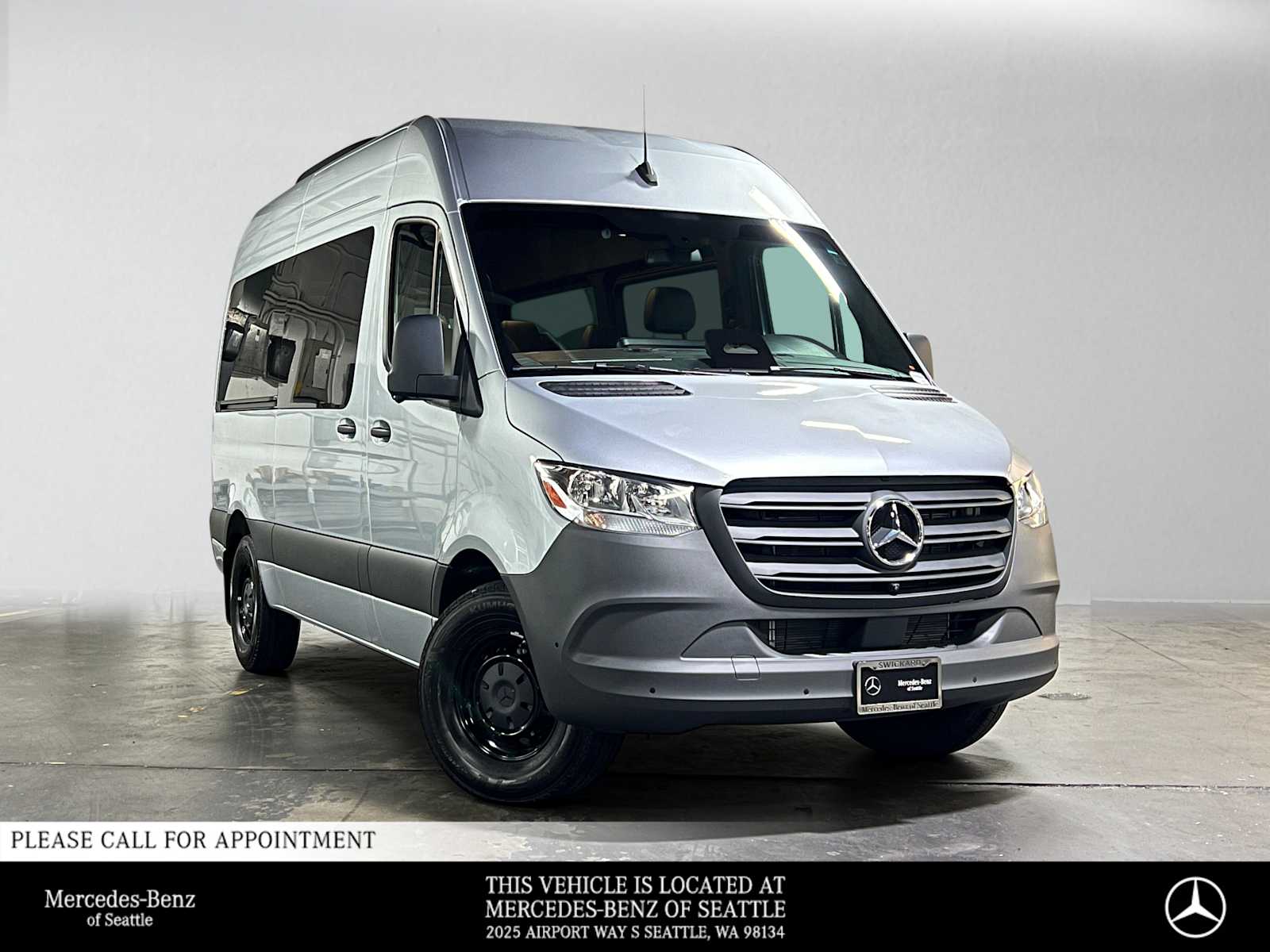 Hightech Silver 2025 Mercedes-Benz Sprinter Van Rear-Wheel Drive 9-Speed Automatic