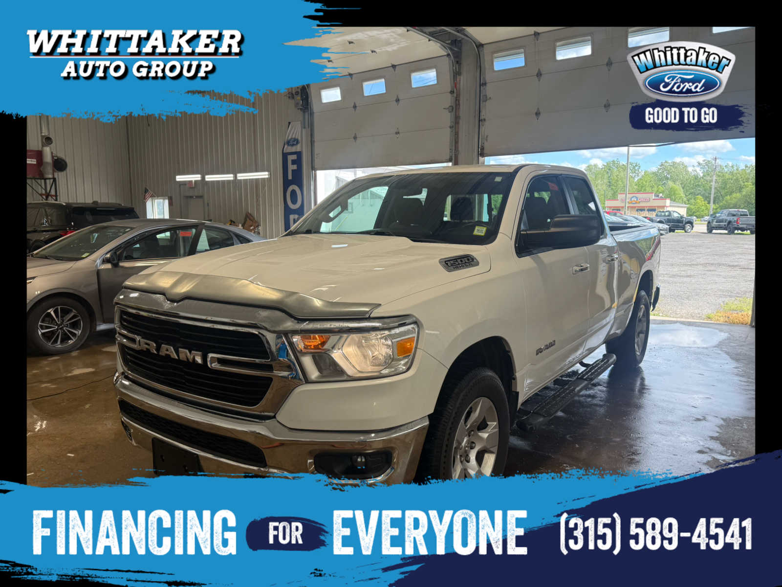 2019 Ram All-New 1500 Big Horn/Lone Star - Bright White Clearcoat exterior view 1