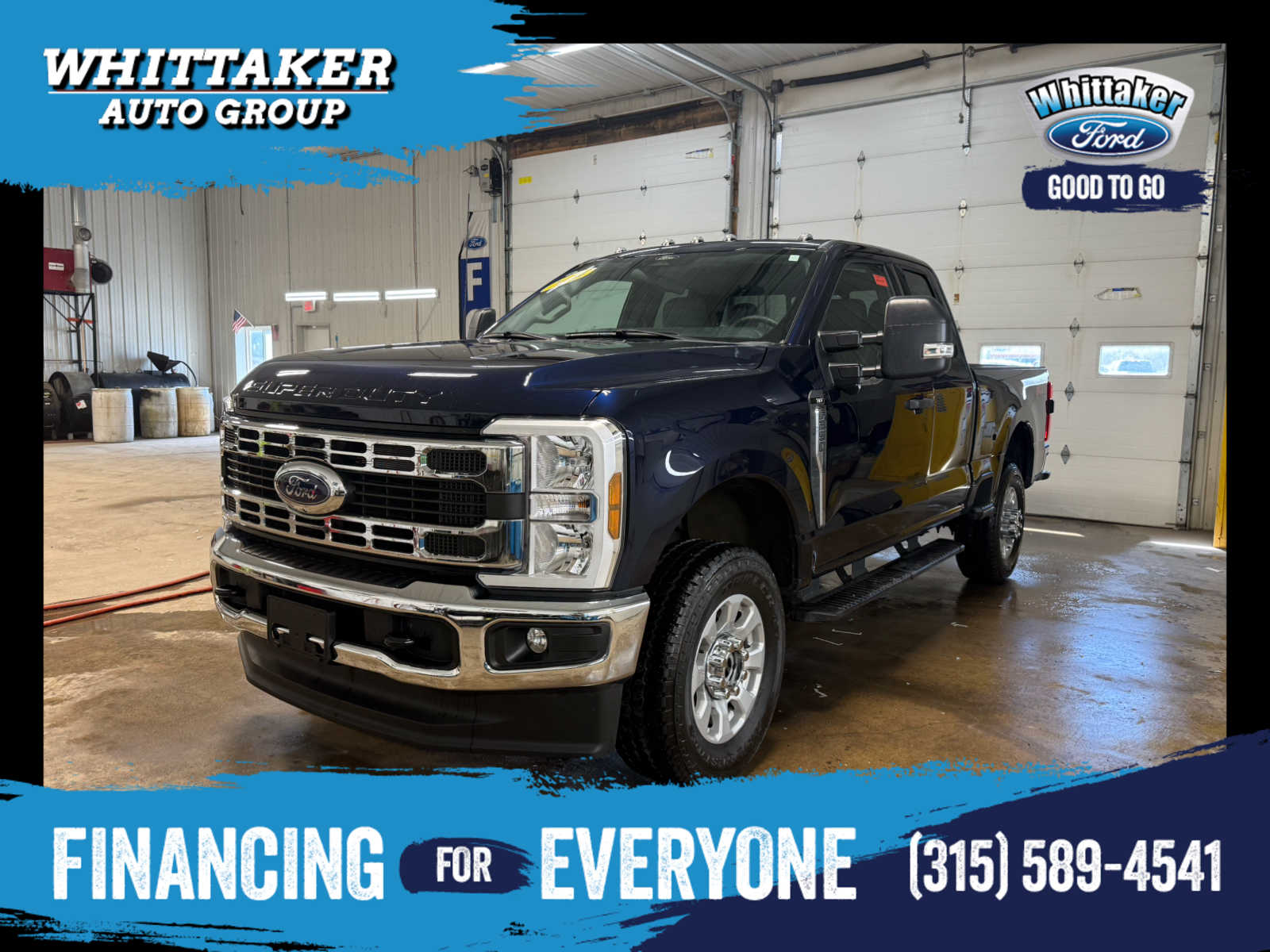 2024 Ford Super Duty F-250 Pickup XLT - Antimatter Blue Metallic exterior view 1