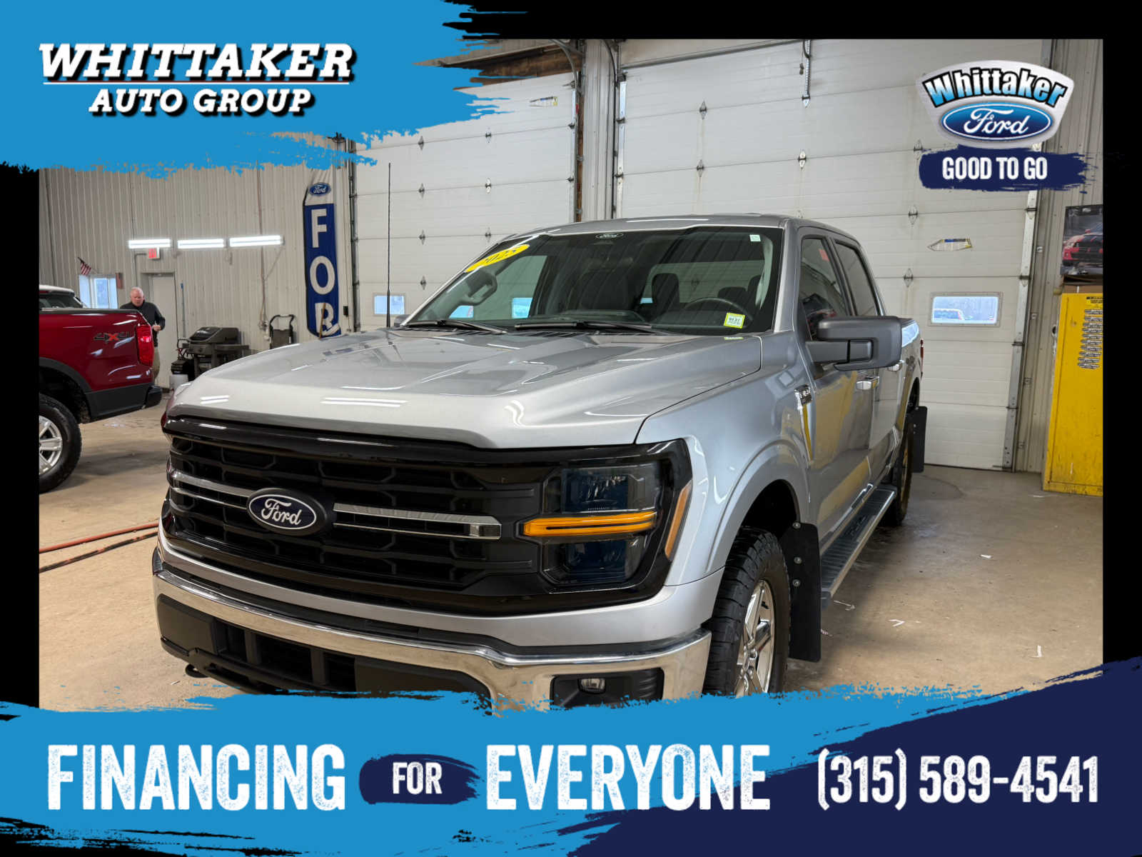 2025 Ford F-150 XLT - Iconic Silver Metallic exterior view 1