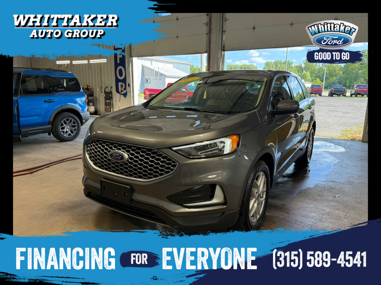 2024 Ford Edge SEL - Carbonized Gray Metallic exterior view 1