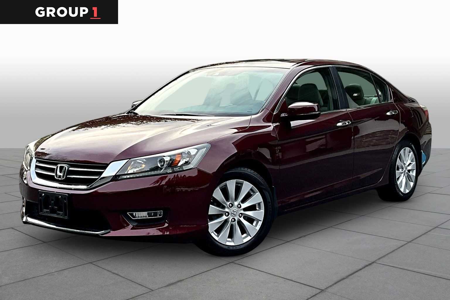 Basque Red Pearl II 2013 Honda Accord EX-L Sedan Front-Wheel Drive Continuously Variable Transmission