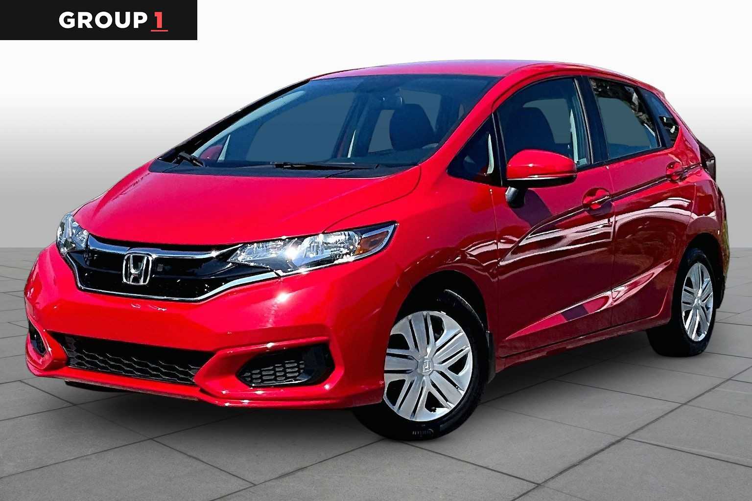Milano Red 2019 Honda Fit Hatchback Front-Wheel Drive Continuously Variable Transmission