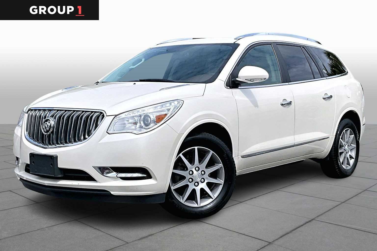 White Diamond Tricoat 2014 Buick Enclave Leather FWD SUV / Crossover Front-Wheel Drive 6-Speed Automatic