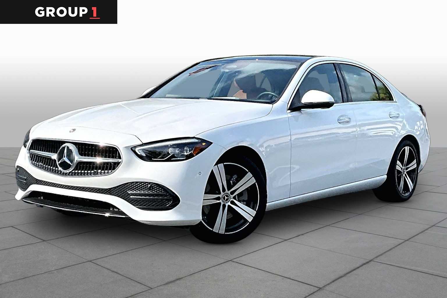 Polar White 2026 Mercedes-Benz C-Class Sedan All-Wheel Drive 9-Speed Automatic