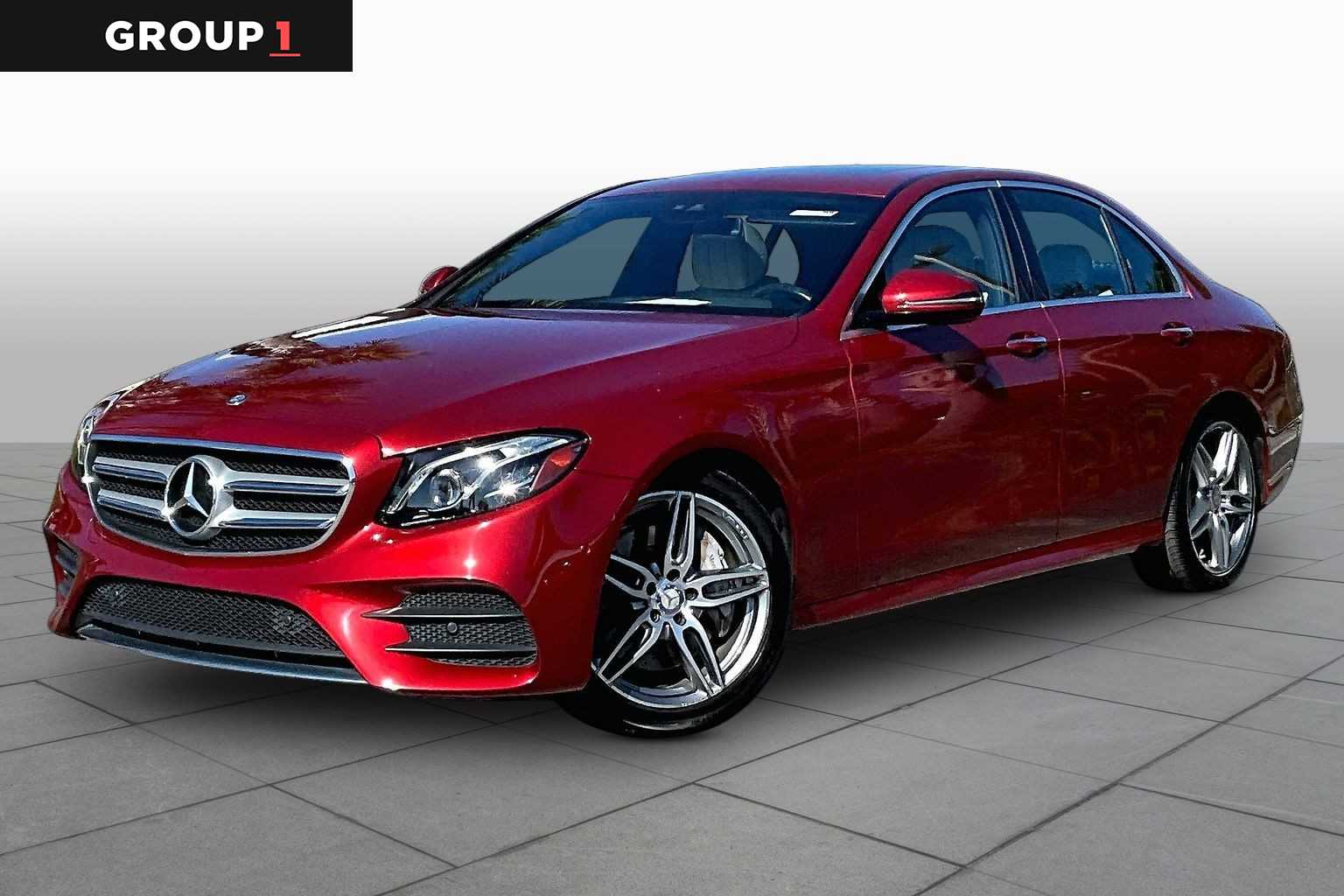 designo Cardinal Red Metallic 2017 Mercedes-Benz E-Class E 300 Sedan Rear-Wheel Drive 9-Speed Automatic