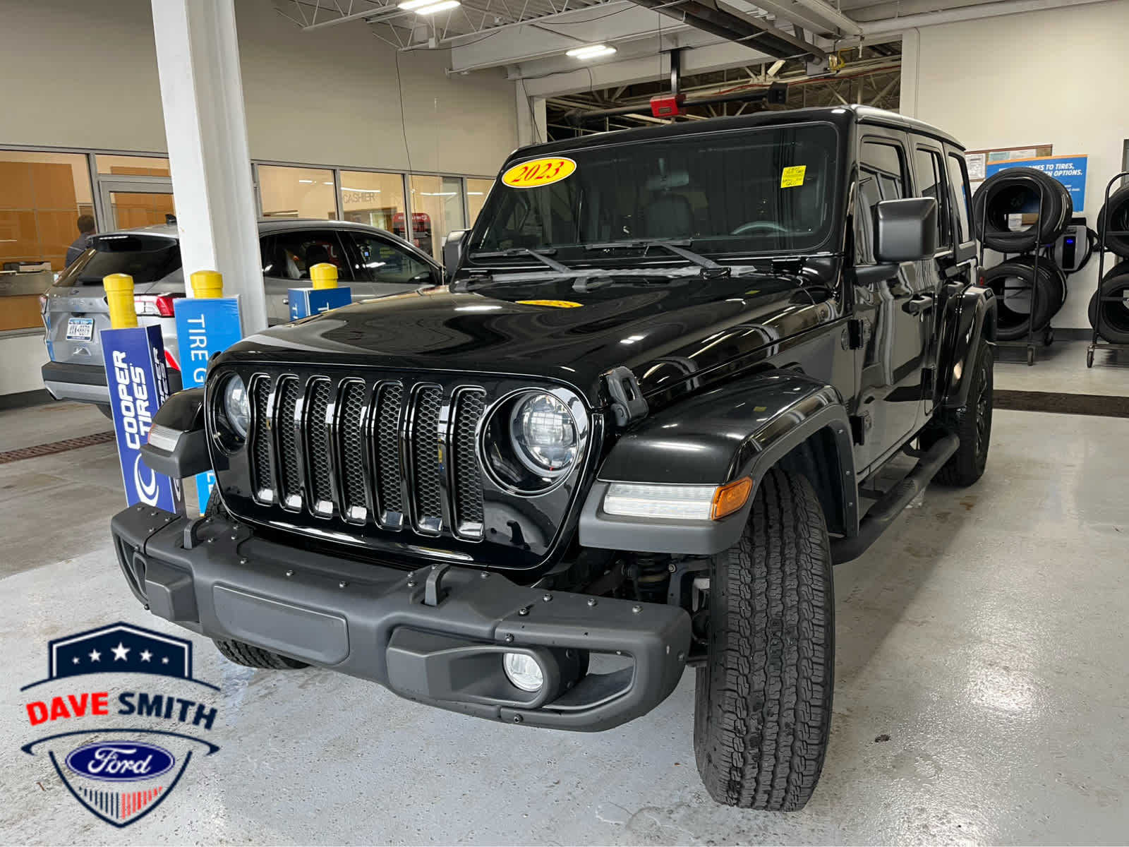 Black Clearcoat 2023 Jeep Wrangler SUV / Crossover Four-Wheel Drive 8-Speed Automatic