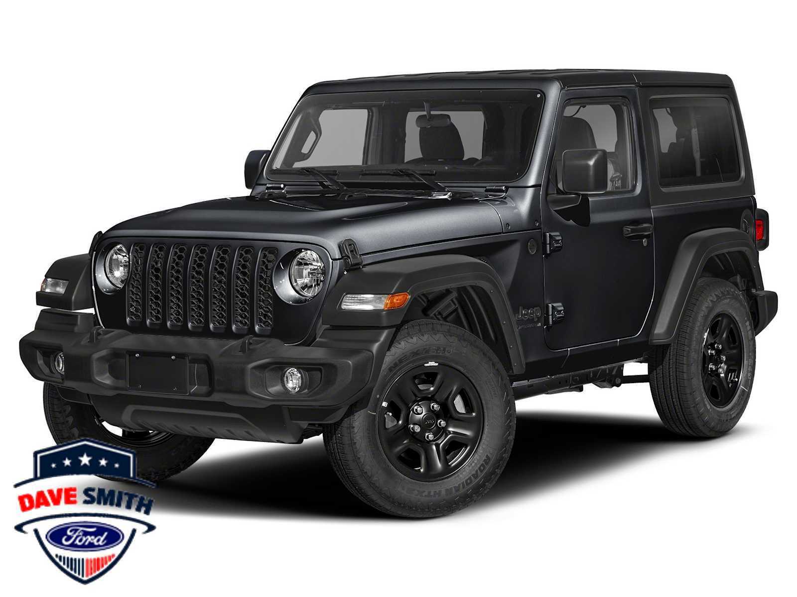 Black Clearcoat 2024 Jeep Wrangler Rubicon 2-Door 4WD SUV / Crossover Four-Wheel Drive 8-Speed Automatic