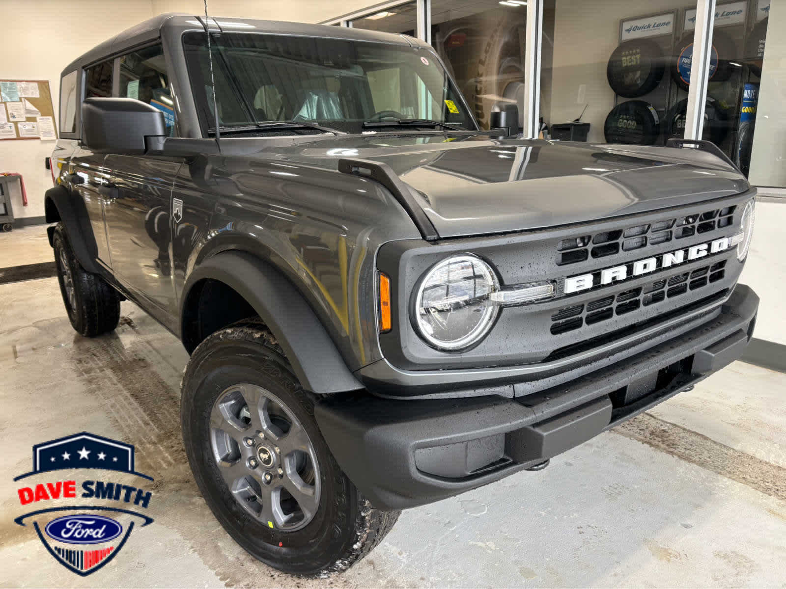 Carbonized Gray Metallic 2025 Ford Bronco Big Bend 4-Door 4WD SUV / Crossover Four-Wheel Drive Automatic