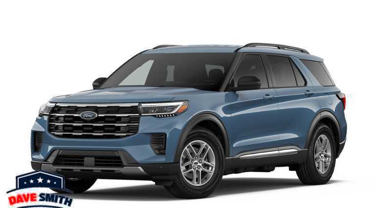 Vapor Blue Metallic 2026 Ford Explorer Active AWD SUV / Crossover All-Wheel Drive Automatic