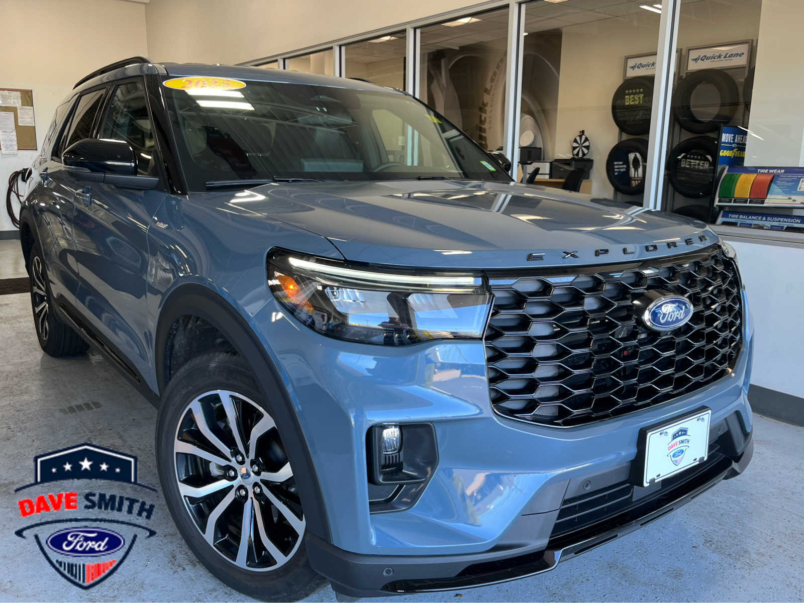 Vapor Blue 2025 Ford Explorer SUV / Crossover All-Wheel Drive Automatic