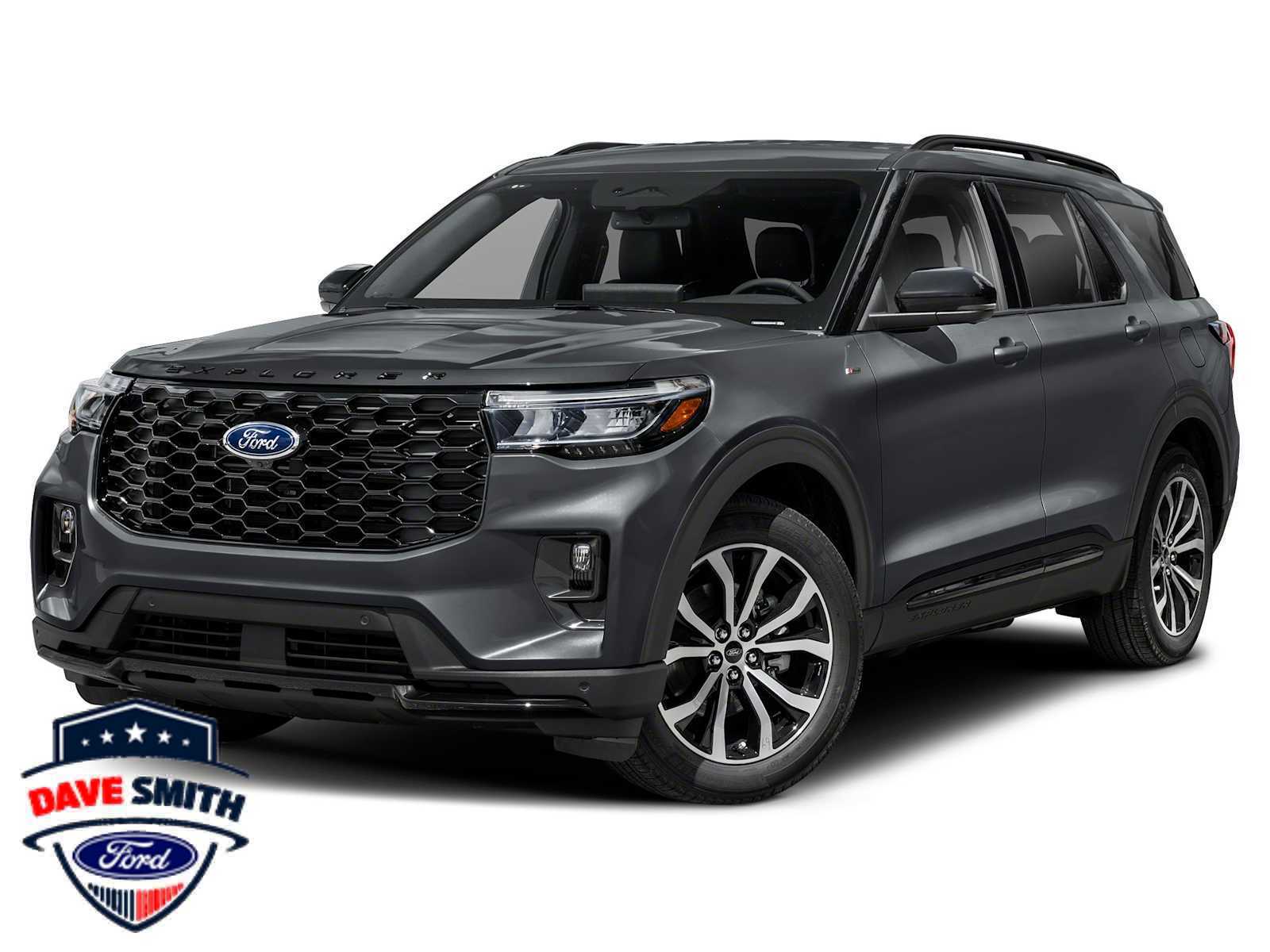 Carbonized Gray 2025 Ford Explorer ST-Line AWD SUV / Crossover All-Wheel Drive Automatic