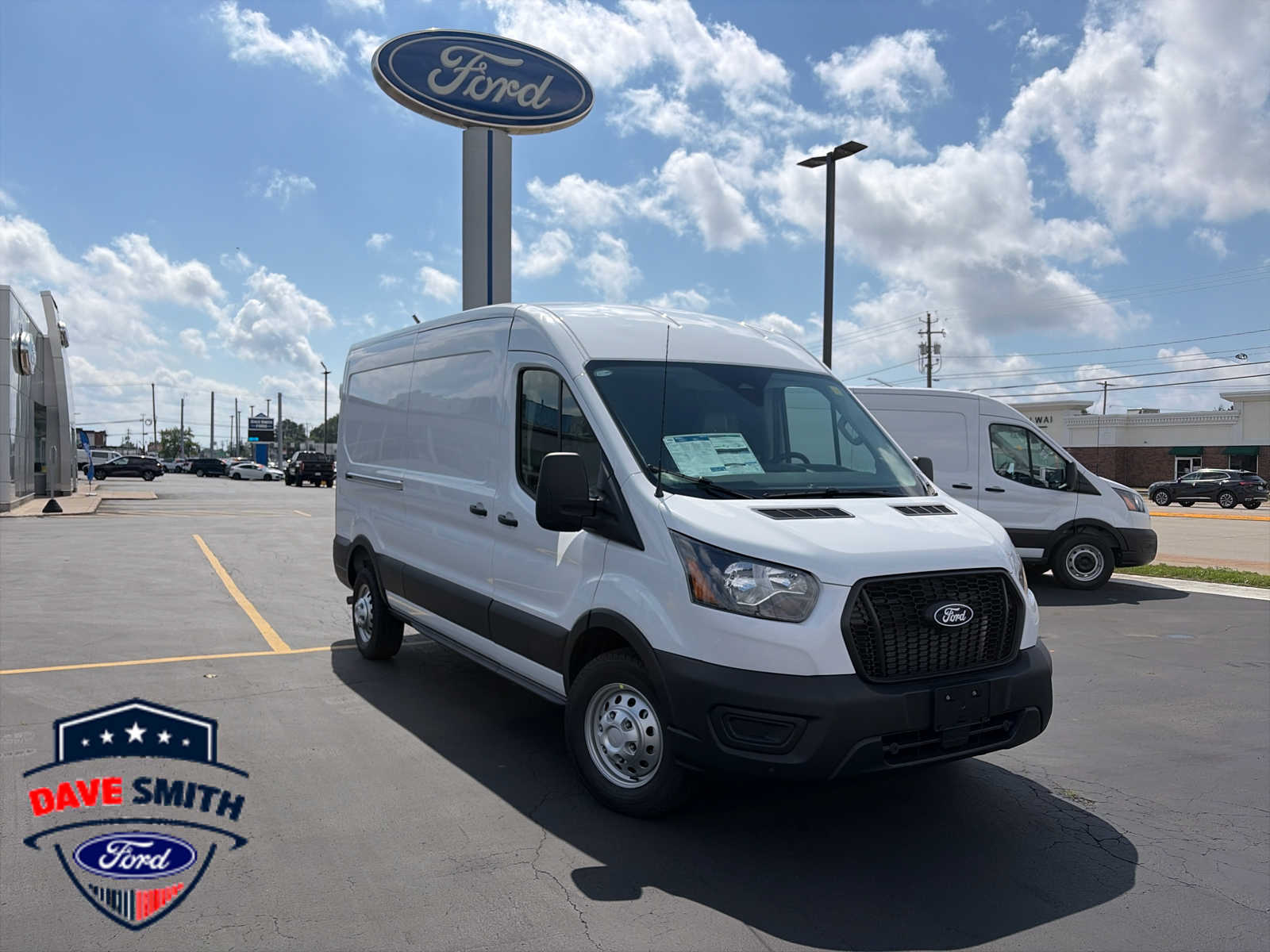 Oxford White 2026 Ford Transit Cargo Van All-Wheel Drive Automatic