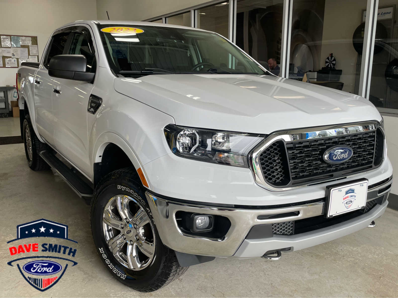 Oxford White 2023 Ford Ranger XLT SuperCrew 4WD Pickup Truck Four-Wheel Drive Automatic
