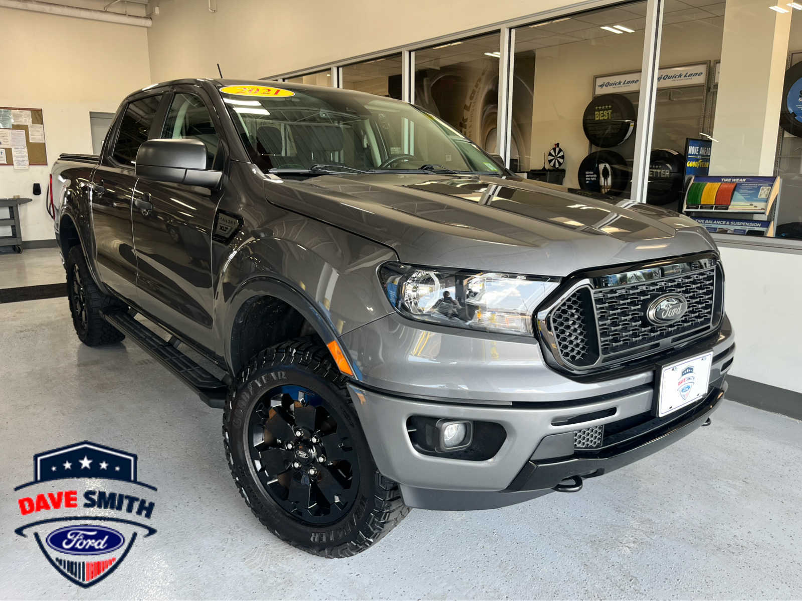 Carbonized Gray 2021 Ford Ranger Pickup Truck Four-Wheel Drive Automatic