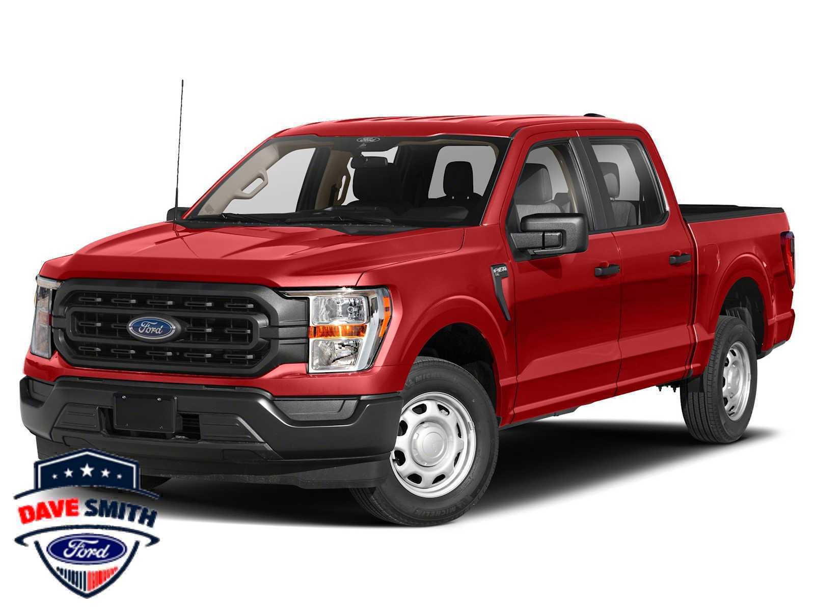 Rapid Red Metallic Tinted Clearcoat 2022 Ford F-150 Pickup Truck Four-Wheel Drive Automatic