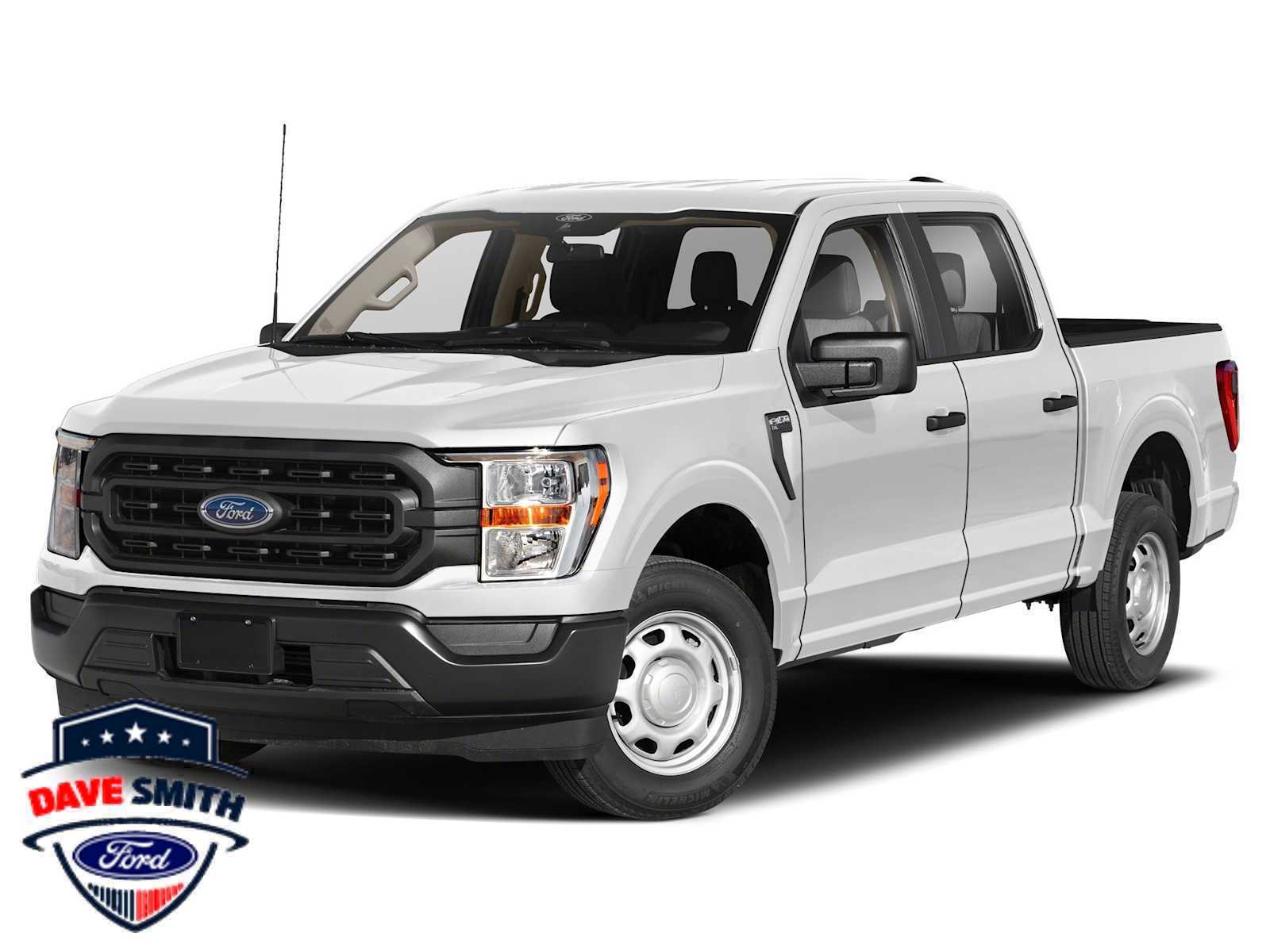Oxford White 2023 Ford F-150 XL SuperCrew 4WD Pickup Truck Four-Wheel Drive Automatic