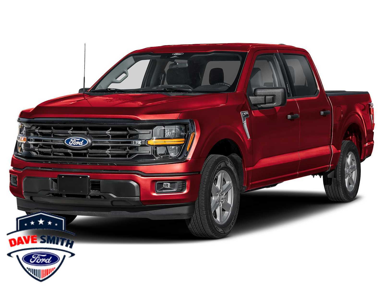 Ruby Red Metallic Tinted Clearcoat 2026 Ford F-150 XLT SuperCrew 4WD Pickup Truck Four-Wheel Drive Automatic