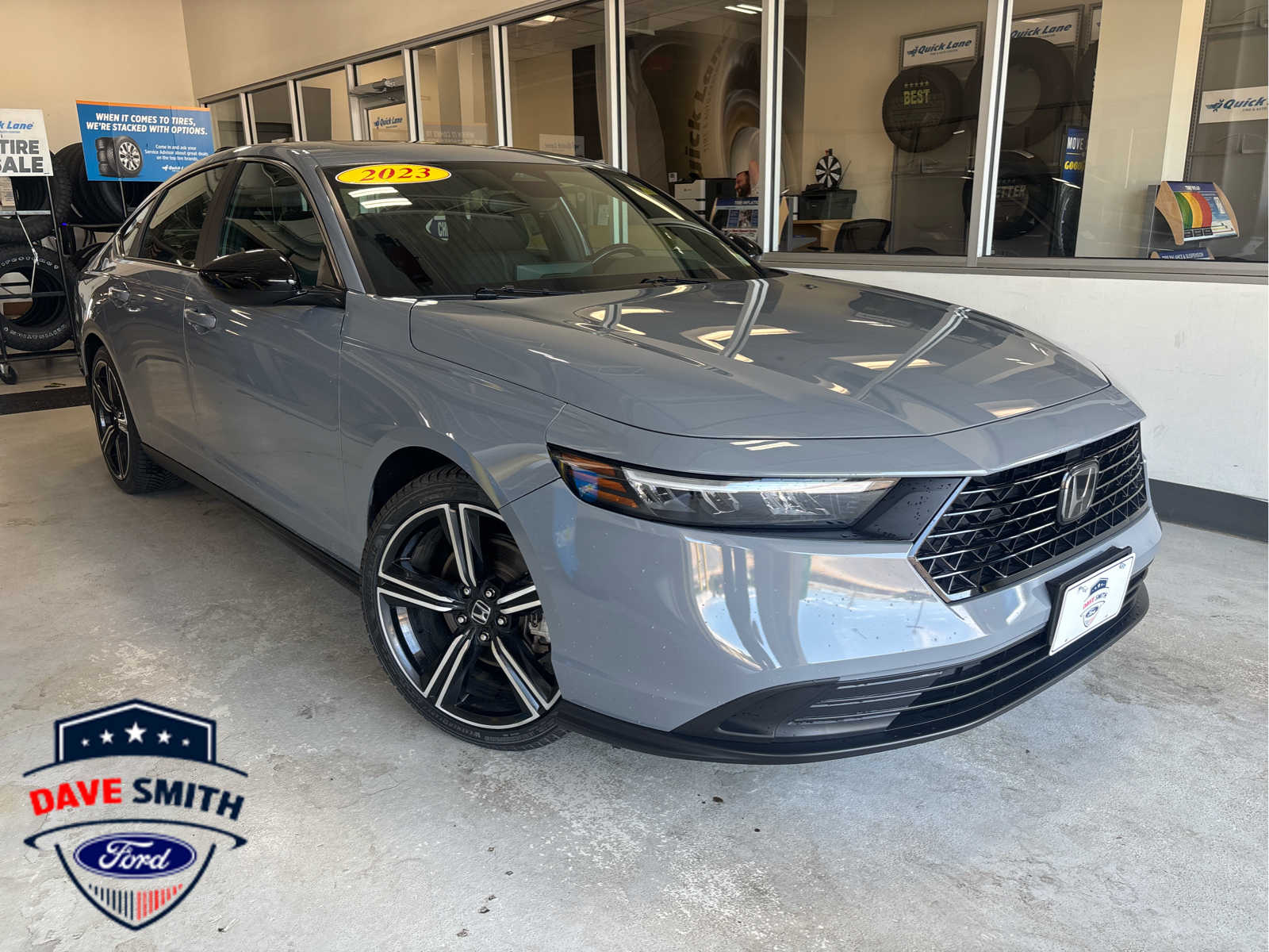 Urban Gray Pearl 2023 Honda Accord Hybrid Sport FWD Sedan Front-Wheel Drive Continuously Variable Transmission